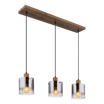 Globo - Lustra suspendată pe cablu 3xE27/60W/230V