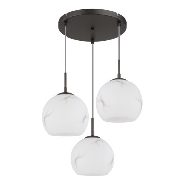 Globo - Lustră suspendată pe cablu 3xE27/60W/230V Ø 42,5 cm