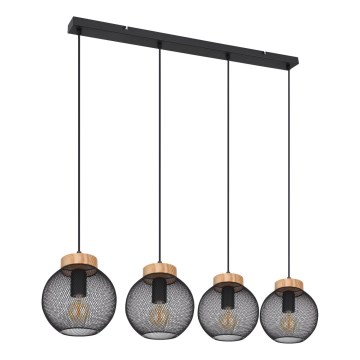 Globo - Lustră suspendată pe cablu 4xE27/40W/230V