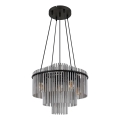 Globo - Lustră suspendată pe cablu 5xE27/60W/230V neagră