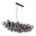 Globo - Lustră suspendată pe cablu 6xE14/25W/230V neagră