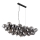 Globo - Lustră suspendată pe cablu 6xE14/25W/230V neagră