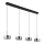 Globo - Lustru LED suspendat pe cablu LED/24W/230V negru/fumuriu