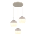 Globo - Lustru suspendat pe cablu, 3x E27/60W/230V
