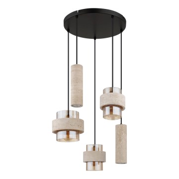 Globo - Lustru suspendat pe cablu 3xE27/40W/230V + 2xGU10/10W