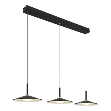 Globo - Pendul LED pe cablu, 24W, 230V, 4000K, negru