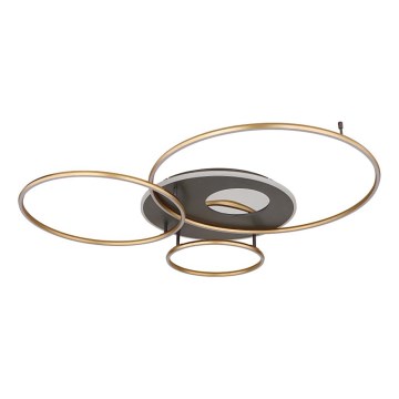 Globo - Plafonier LED dimabil 70W/230V 2700-6500K auriu + telecomandă