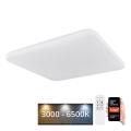 Globo - Plafonier LED reglabil intensitate LED/30W/230V 3000-6500K Wi-Fi Tuya + telecomandă