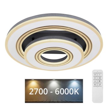 Globo - Plafonier LED reglabil intensitate LED/50W/230V 2700-6000K cu telecomandă