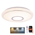 Globo - Plafonier LED RGBW reglabil, LED/16W/230V 2700-6500K WiFi Tuya + telecomandă