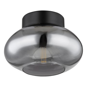Globo - Plafonieră 1xE27ILLU/40W/230V neagră
