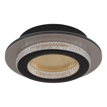 Globo – Plafonieră LED, 12 W, 230 V, 3000/4000/6500 K, Ø 20 cm, neagră