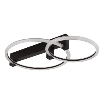 Globo - Plafonieră LED 24W/230V, 3000K, 58x38 cm, neagră