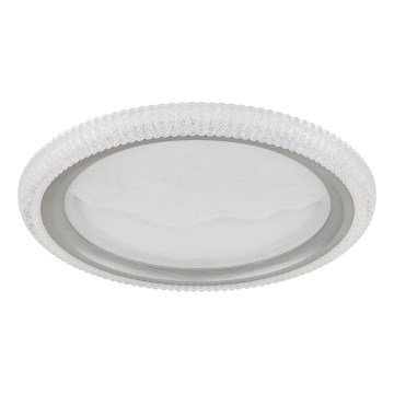 Globo - Plafonieră LED/28W/230V 3000/4200/6000K diametru 39,5 cm argintie
