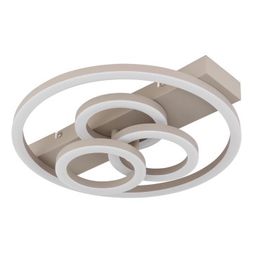 Globo - Plafonieră LED cu funcție de dimare LED/40W/230V 2700-6500K Ø 35x33 cm bej + telecomandă