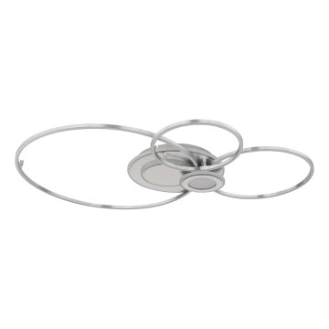 Globo - Plafonieră LED dimabilă LED/36W/230V 2700-6500K argintie + telecomandă