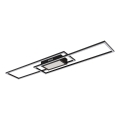 Globo - Plafonieră LED dimabilă LED/42W/230V 2700-6500K 19,6x96 cm neagră + telecomandă