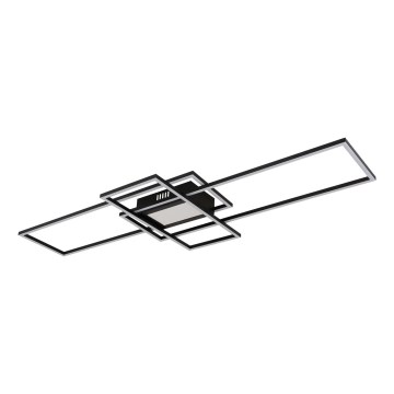 Globo - Plafonieră LED reglabilă LED/60W/230V 2700-6500K 42x110,8 cm neagră + telecomandă