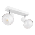 Globo - Spot 2xE14/40W/230V, alb