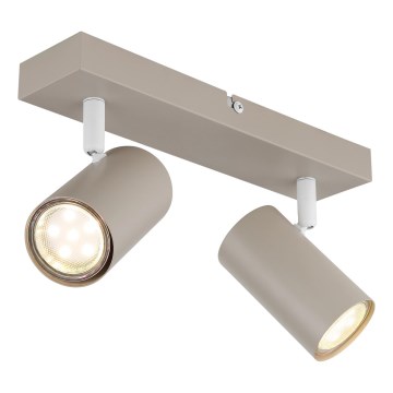 Globo - Spot aplicat 2xGU10/35W/230V bej