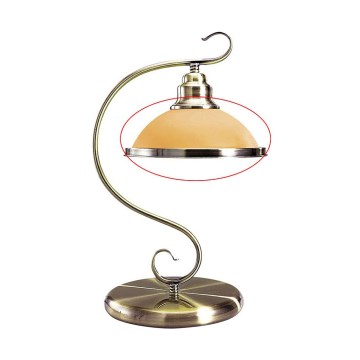 Globo - Sticlă de schimb pentru lampă de masă SASSARI E27