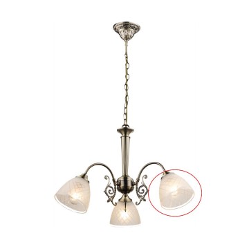 Globo - Sticlă de schimb pentru lustru TIALDA, soclu E14, Ø 13,5 cm