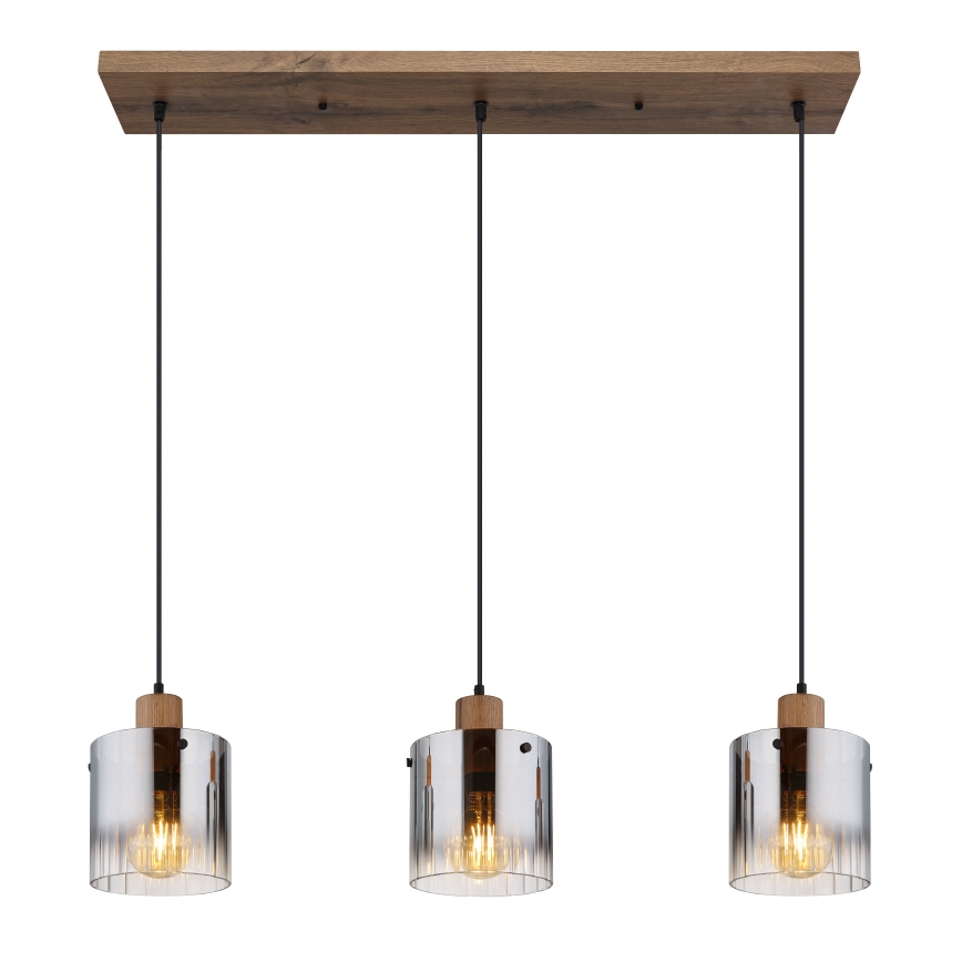 Globo - Lustra suspendată pe cablu 3xE27/60W/230V