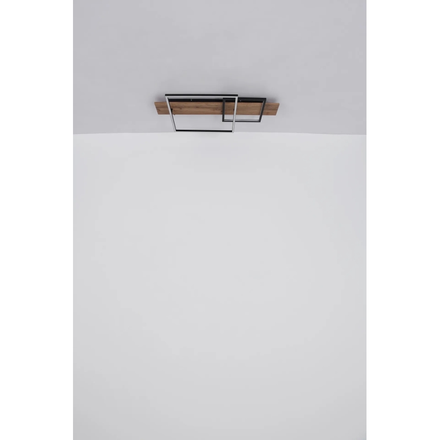 Globo 67289D1 - Plafonieră VANNI LED/24W/230V, 40x75 cm, maro/negru