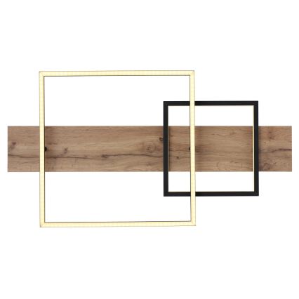 Globo 67289D1 - Plafonieră VANNI LED/24W/230V, 40x75 cm, maro/negru