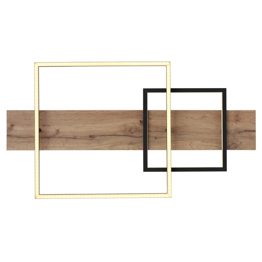 Globo 67289D1 - Plafonieră VANNI LED/24W/230V, 40x75 cm, maro/negru