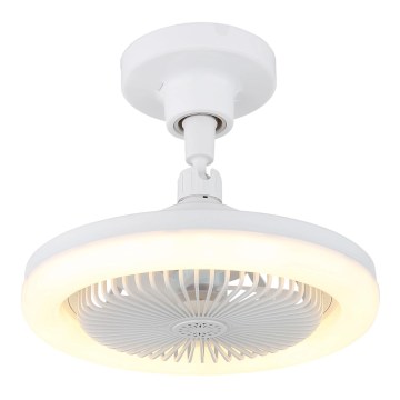 Globo - Ventilator de tavan LED dimabil, 20W, 230V, 3000-6500K, alb + telecomandă