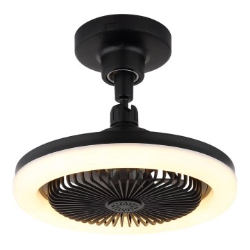 Globo - Ventilator de tavan LED dimmabil, 20W, 230V, 3000-6500K, negru + telecomandă