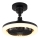 Globo - Ventilator de tavan LED dimmabil, 20W, 230V, 3000-6500K, negru + telecomandă