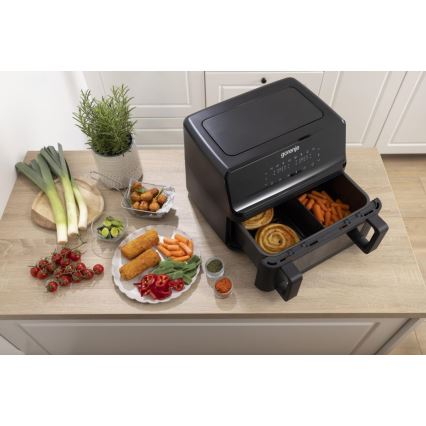 GORENJE AF2700BP - Friteuză cu aer cald 9 l 2700W/230V neagră