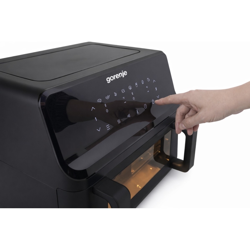 GORENJE AF2700BP - Friteuză cu aer cald 9 l 2700W/230V neagră