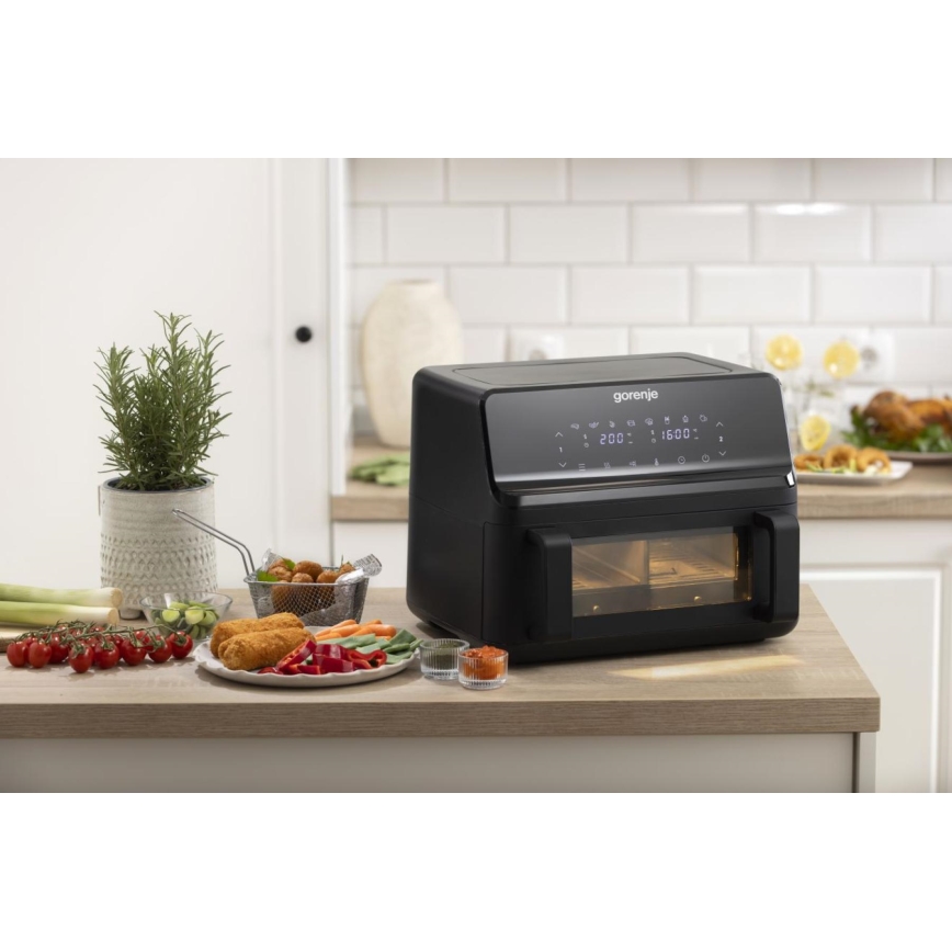 GORENJE AF2700BP - Friteuză cu aer cald 9 l 2700W/230V neagră