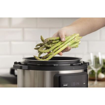 GORENJE GMC6SBK - Oală electrică multifuncțională 6 l 8 în 1 1000W/230V inox