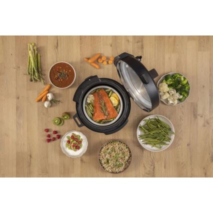 GORENJE GMC6SBK - Oală electrică multifuncțională 6 l 8 în 1 1000W/230V inox
