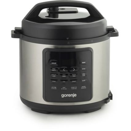 GORENJE GMC6SBK - Oală electrică multifuncțională 6 l 8 în 1 1000W/230V inox