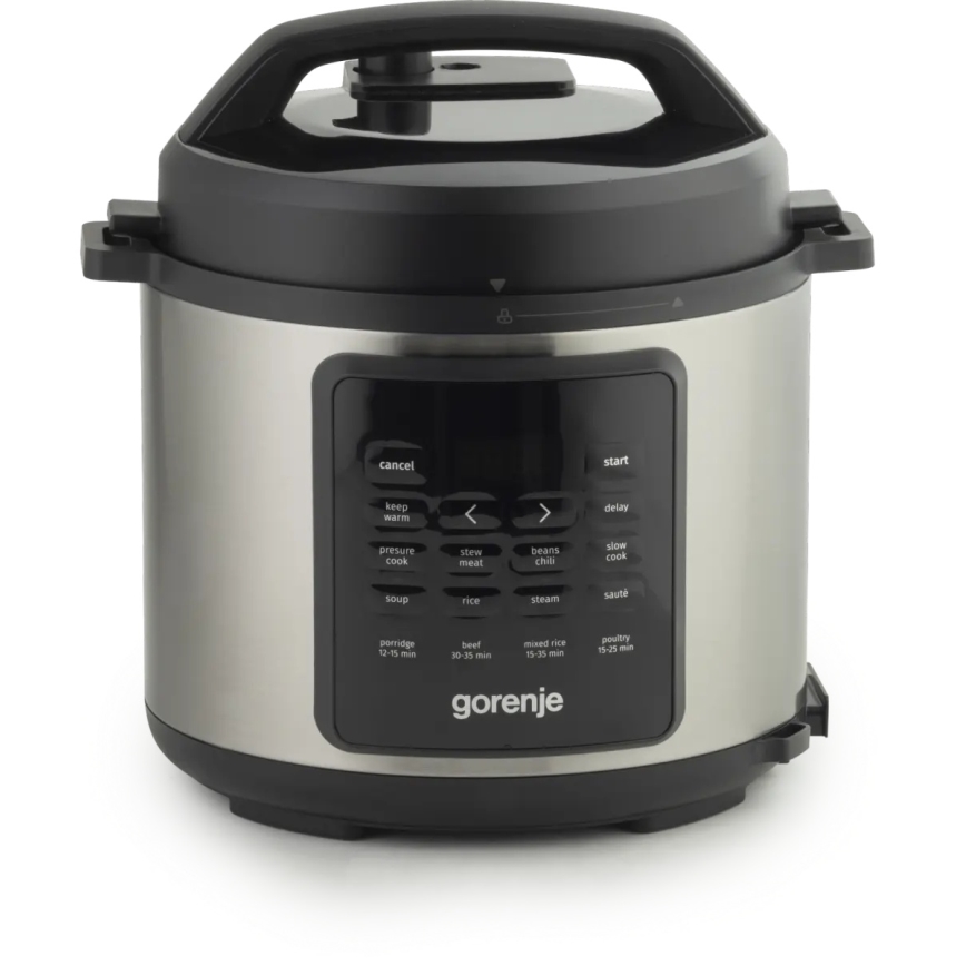 GORENJE GMC6SBK - Oală electrică multifuncțională 6 l 8 în 1 1000W/230V inox
