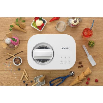 GORENJE ICM10W - Aparat de înghețată 100W/230V alb