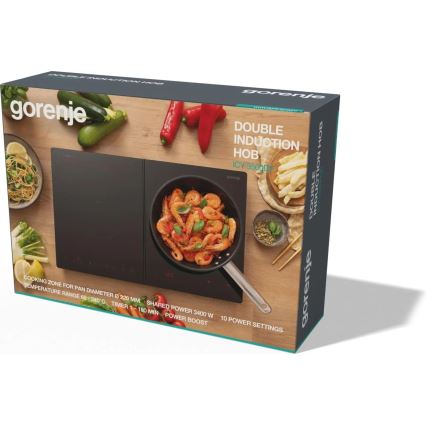 GORENJE ICY3500DGP - Plită cu inducție cu două zone 3400W/230V