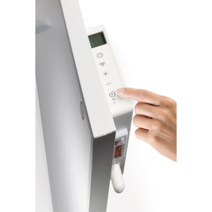 GORENJE IR540W - Panou infraroșu electric inteligent 540 W, temporizator, IP44, Wi‑Fi, alb