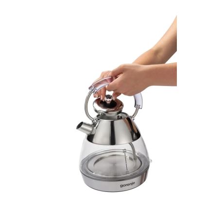 GORENJE K17GPD - Fierbător electric rapid 1,7 l 2200W/230V clar/oțel inoxidabil