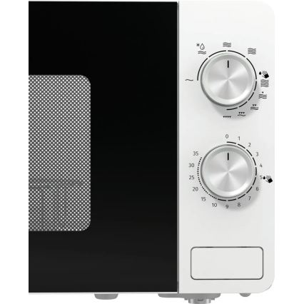 GORENJE MO20E2W - Cuptor cu microunde cu grătar 800 W/230 V, 20 l, alb