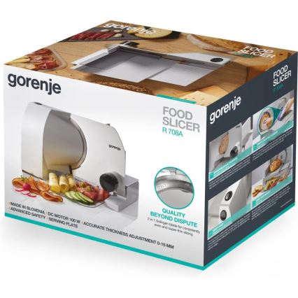 GORENJE R708A - Feliator electric 100W/230V din oțel inoxidabil