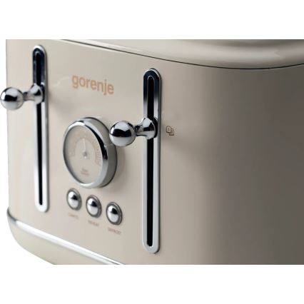 GORENJE T2300CLIN - Prăjitor de pâine pentru 4 felii 1150W/230V bej