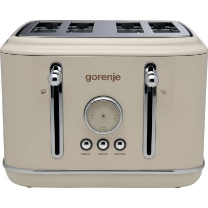 GORENJE T2300CLIN - Prăjitor de pâine pentru 4 felii 1150W/230V bej