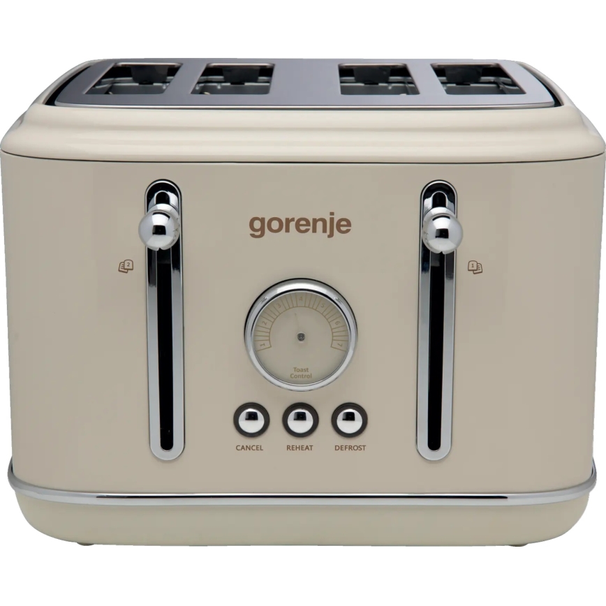 GORENJE T2300CLIN - Prăjitor de pâine pentru 4 felii 1150W/230V bej
