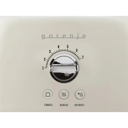 GORENJE T900RL - Prăjitor de pâine cu două fante 1000W/230V alb